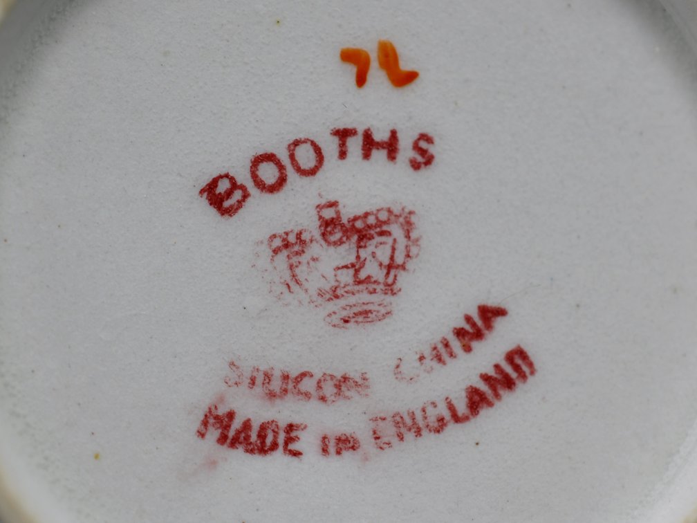 Booths Silicon China Cup and Saucer Set