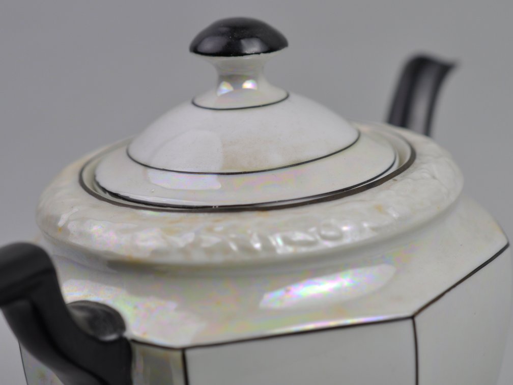 Czechoslovakia PALT White Pearl Tea Set