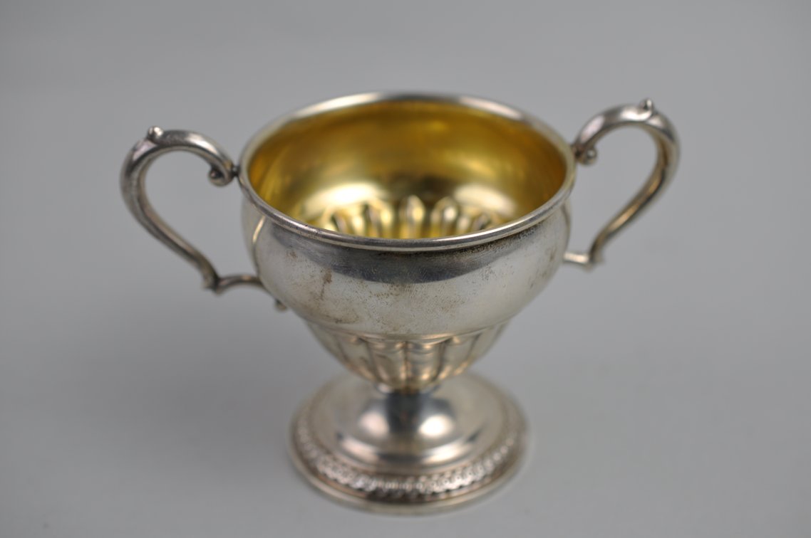 Silver Weighted Candy Dish, Creamer, and Sugar Bowl, photo 16 of 20