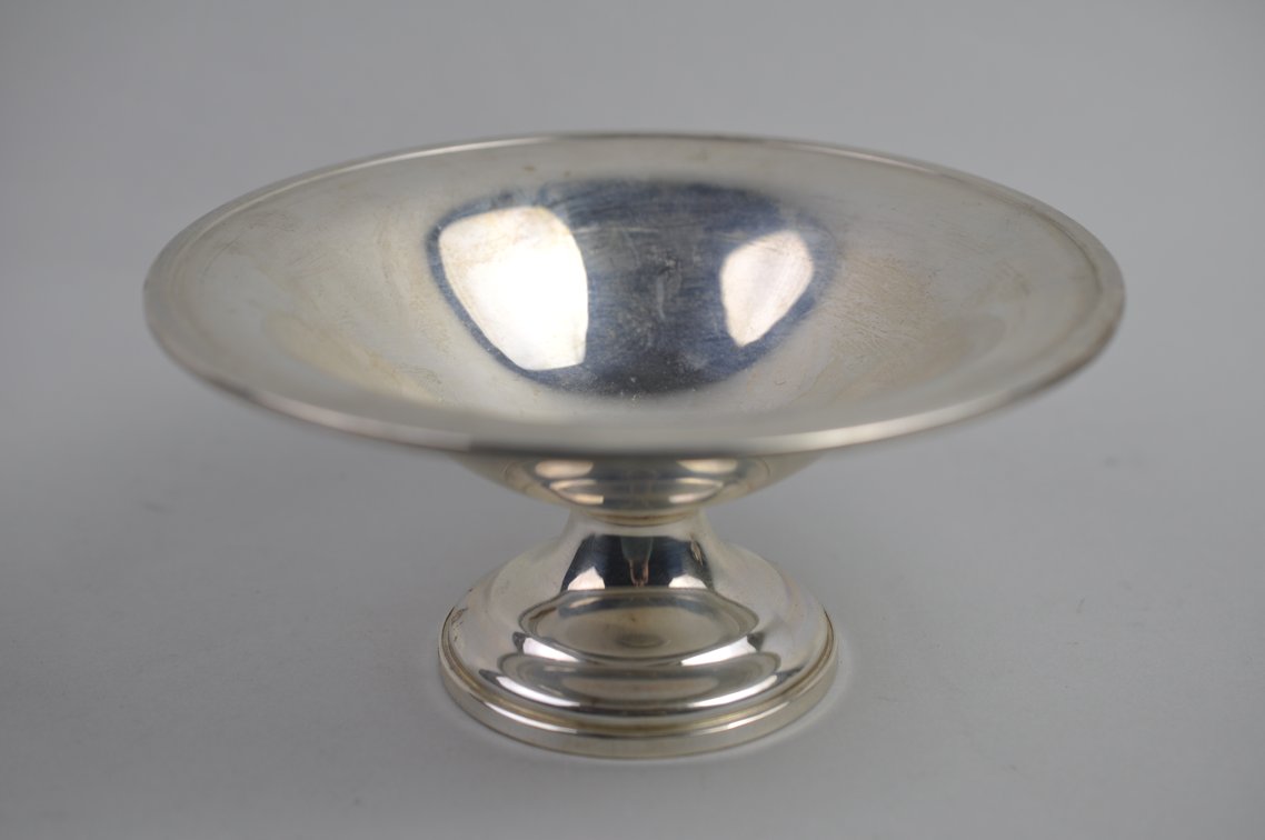 Silver Weighted Candy Dish, Creamer, and Sugar Bowl, photo 2 of 20