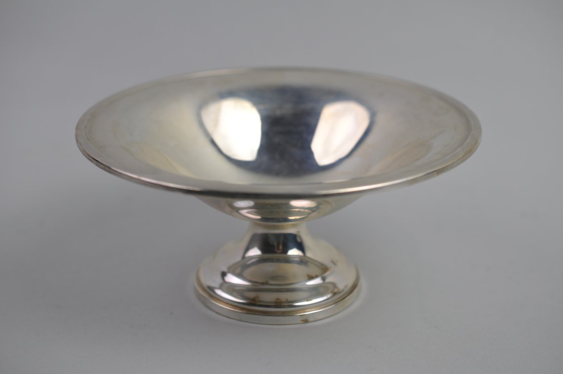 Silver Weighted Candy Dish, Creamer, and Sugar Bowl, photo 3 of 20