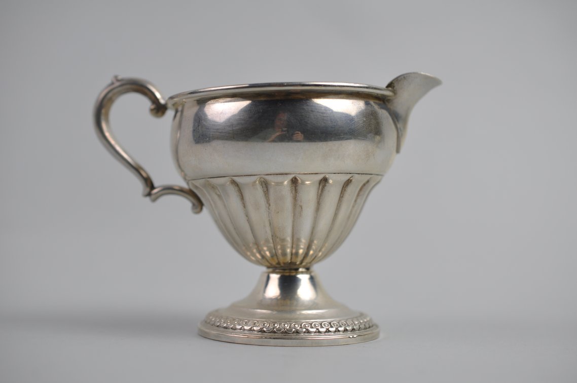 Silver Weighted Candy Dish, Creamer, and Sugar Bowl, photo 7 of 20