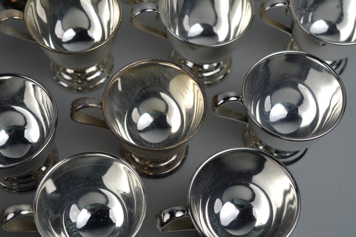 Post-War Japanese Punch Bowl Set, photo 30 of 38
