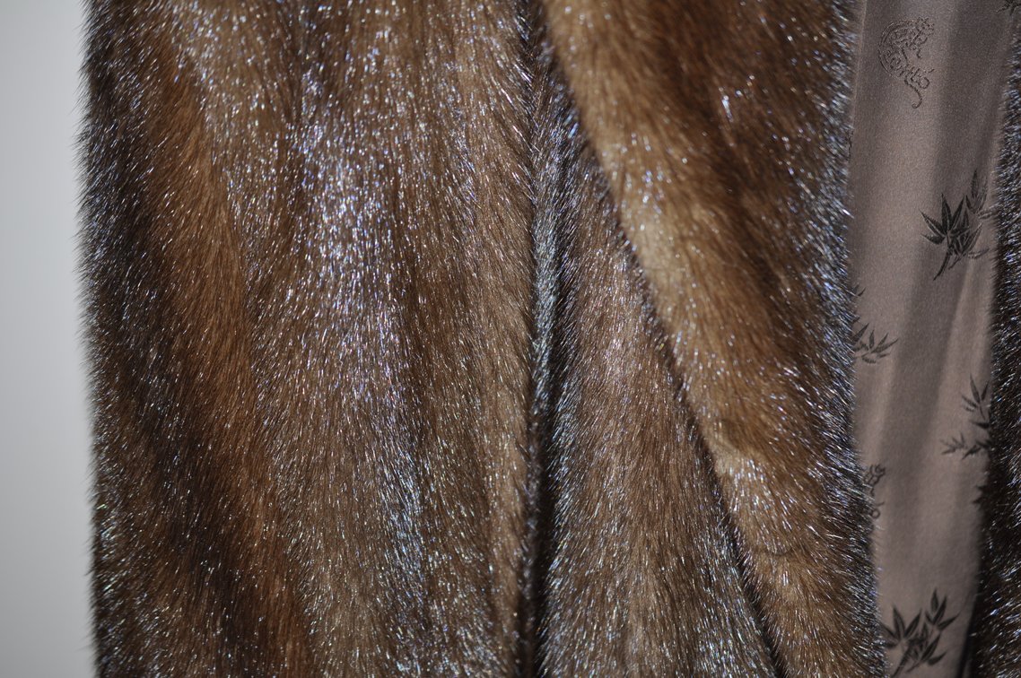 Silverman Mink Demi-buff Fur Coat
