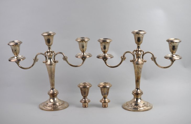 Gorham 3-Light Candelabra Set