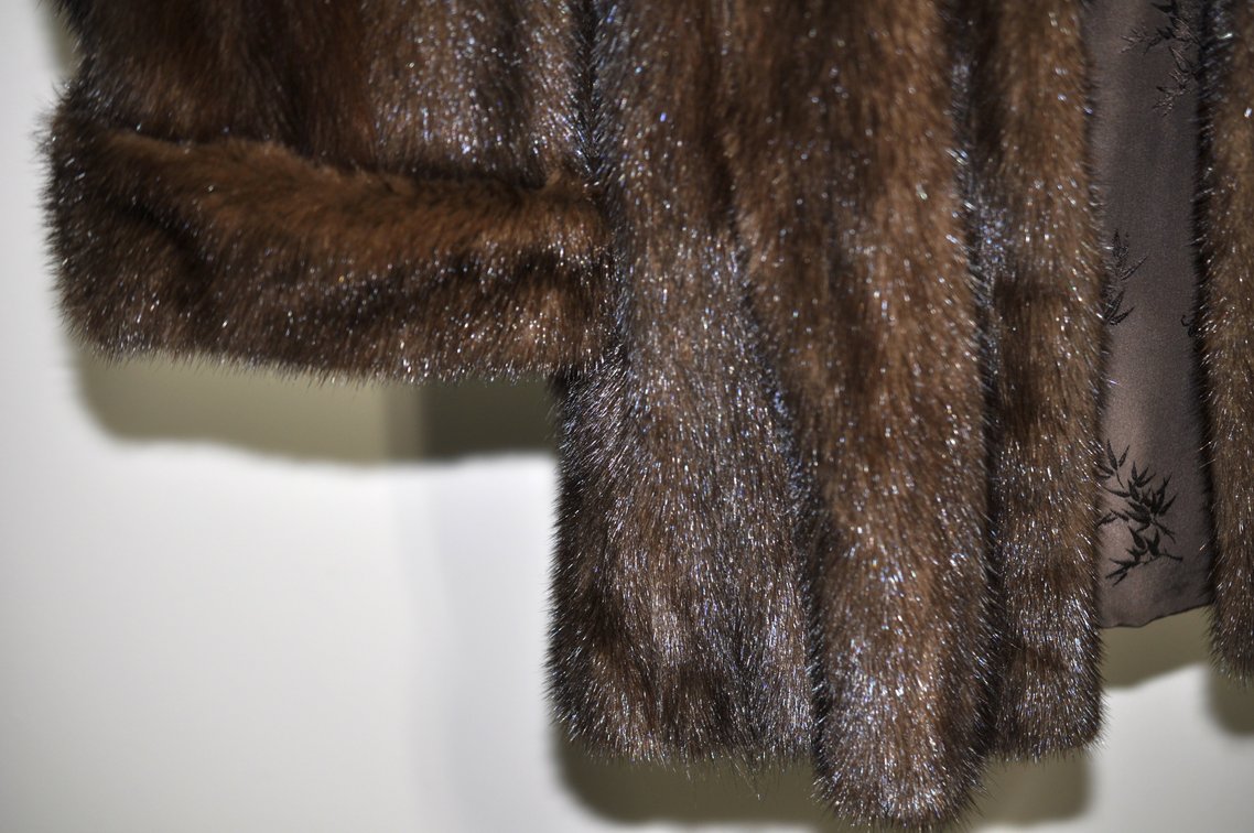 Silverman Mink Demi-buff Fur Coat