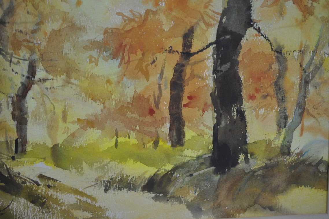 Louise B. Hansen, Watercolor Landscapes Paintings