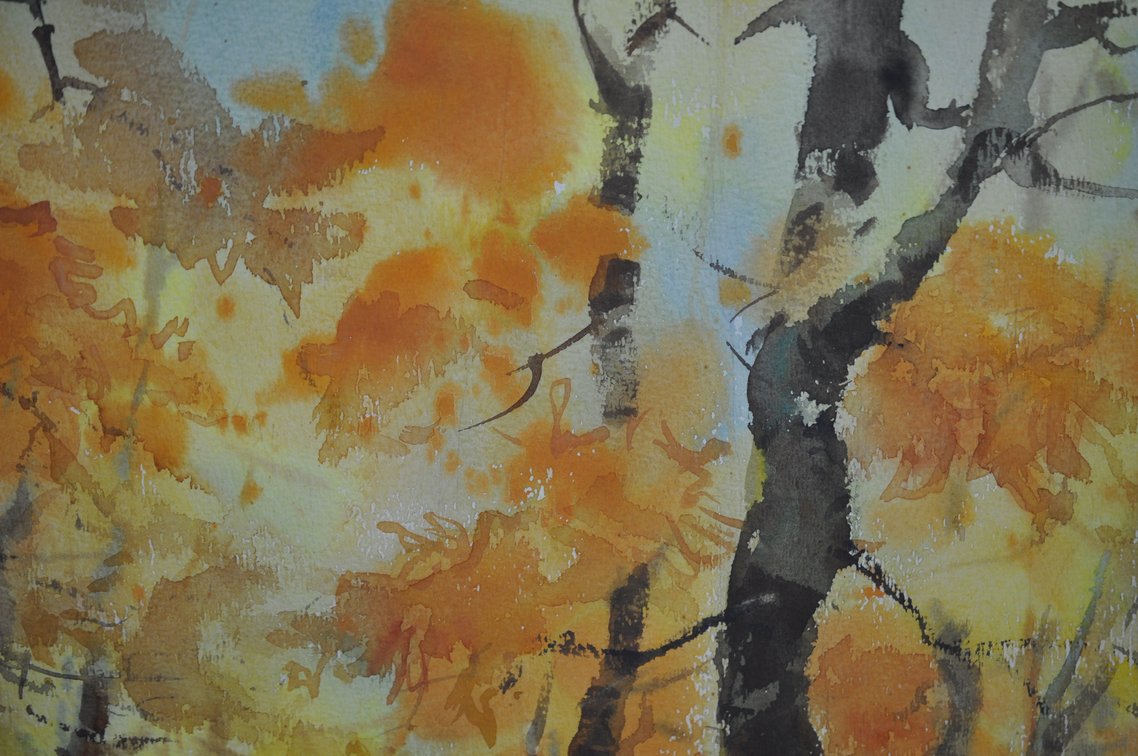 Louise B. Hansen, Watercolor Landscapes Paintings