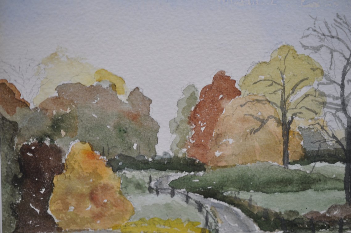 Original Watercolor Paintings w/Matching Frames, photo 9 of 16