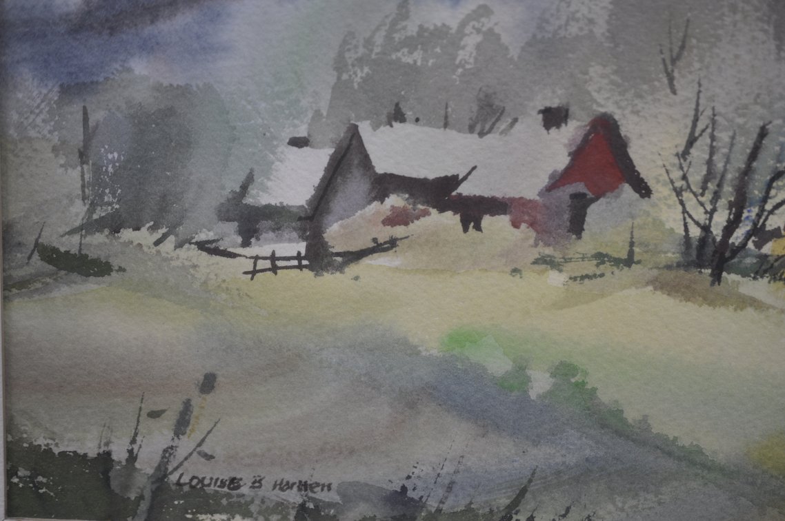 Louise B. Hansen, Watercolor Landscapes Paintings, photo 14 of 18