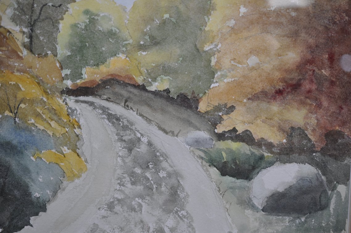 Original Watercolors in Victorian Style Frames, photo 8 of 10