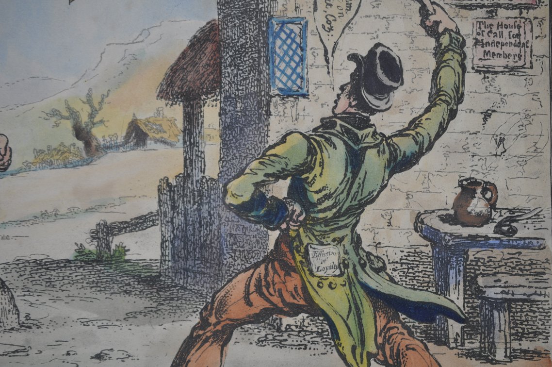 J. Gillray, 1851 Bohm Hand Colored Cartoons