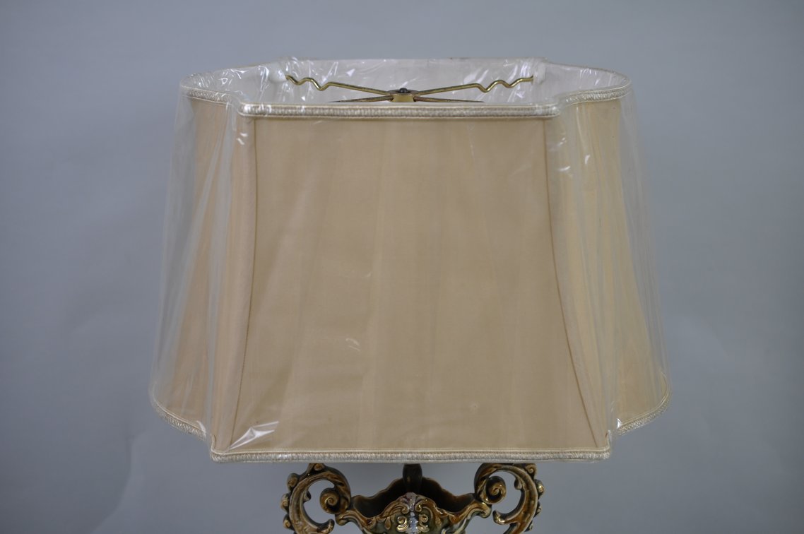 Capodimonte-Style Cupid Lamps