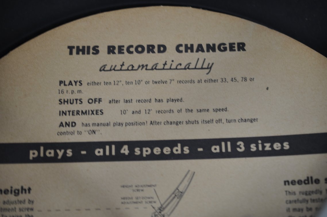 Phonola Portable Record Player, photo 10 of 20