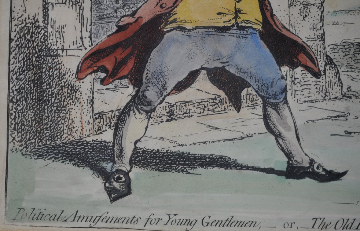 J. Gillray, 1851 Bohm Hand Colored Cartoons, photo 10 of 22