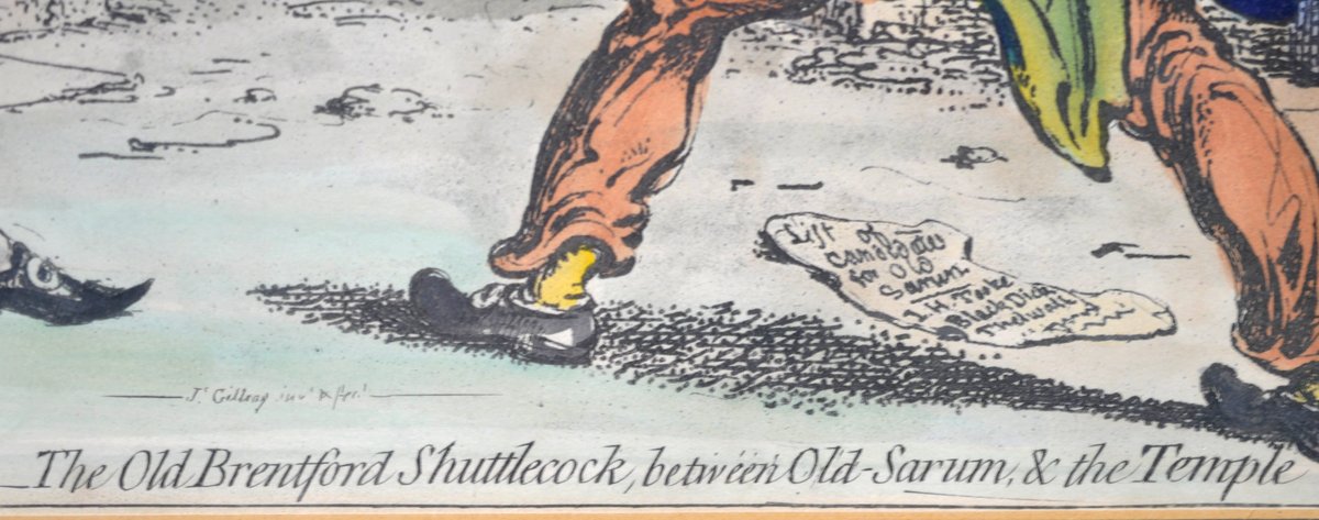 J. Gillray, 1851 Bohm Hand Colored Cartoons, photo 11 of 22