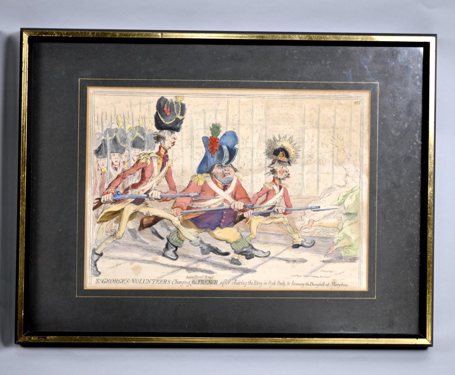 J. Gillray, 1851 Bohm Hand Colored Cartoons, photo 13 of 22