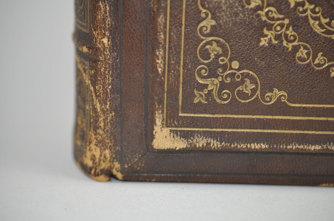 Mid-1800's Leather Family Bible