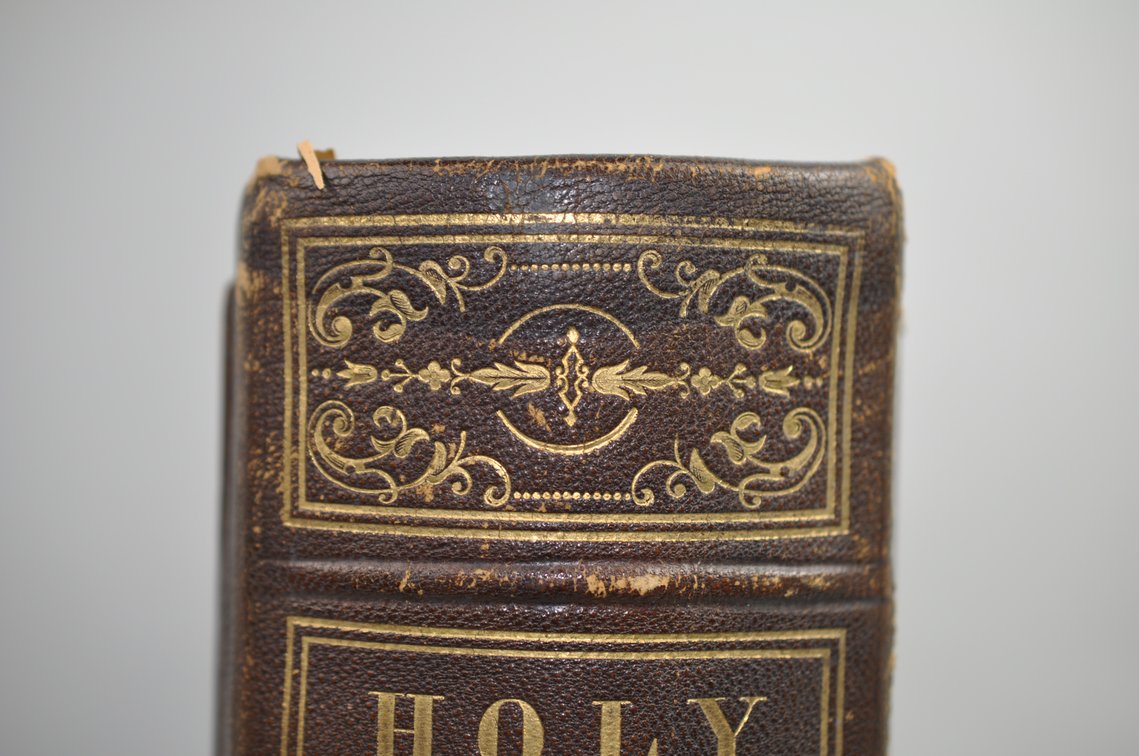 Mid-1800's Leather Family Bible, photo 17 of 28