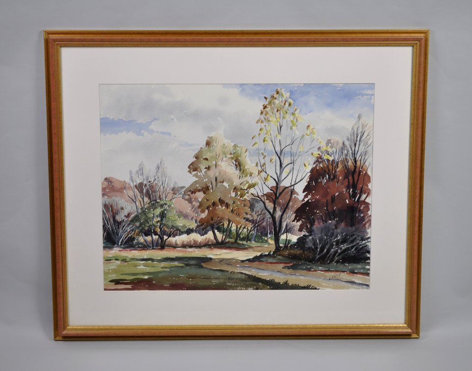 L. Fendig, Signed Original Watercolor Painting
