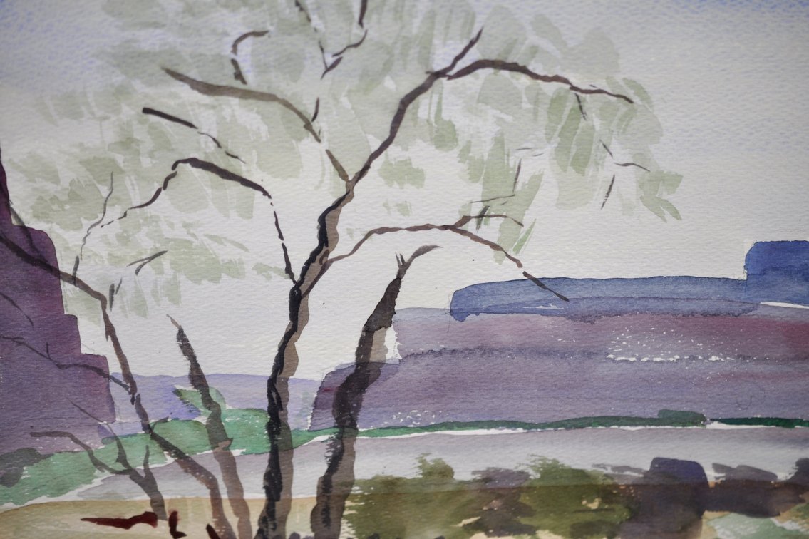 Original Watercolor Paintings in Matching Frames