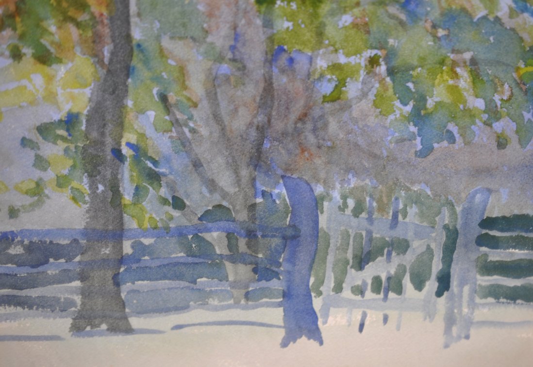 Original Watercolor Paintings in Matching Frames