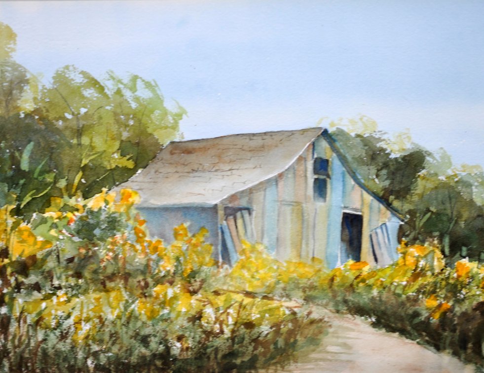Original Watercolors in Victorian Style Frames, photo 2 of 10