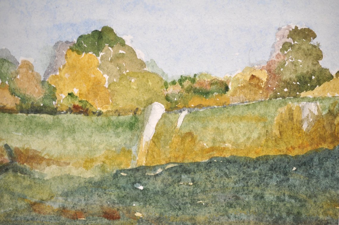 Original Watercolor Paintings w/Matching Frames, photo 15 of 16