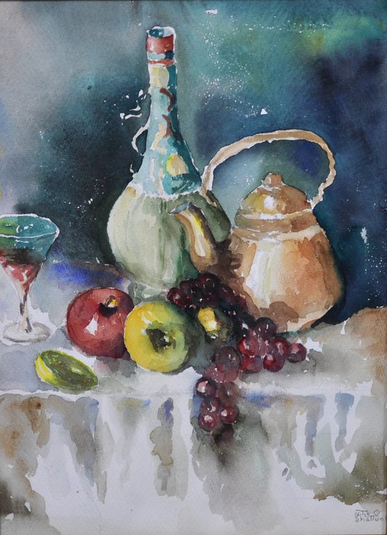 W. Shattuck, Signed Set of Watercolor Landscapes, photo 11 of 16