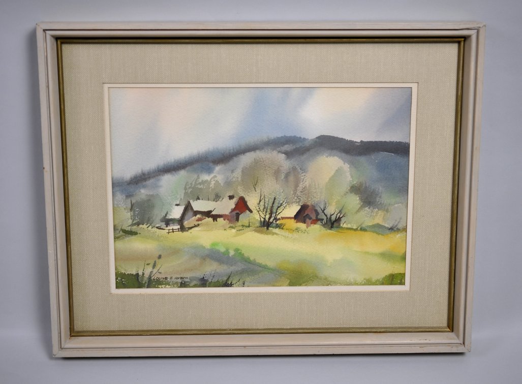 Louise B. Hansen, Watercolor Landscapes Paintings, photo 11 of 18