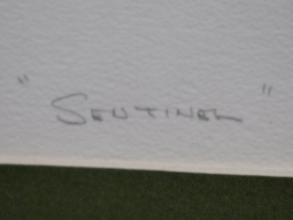 H. Jones, Signed Sentinel Limited Edition Print