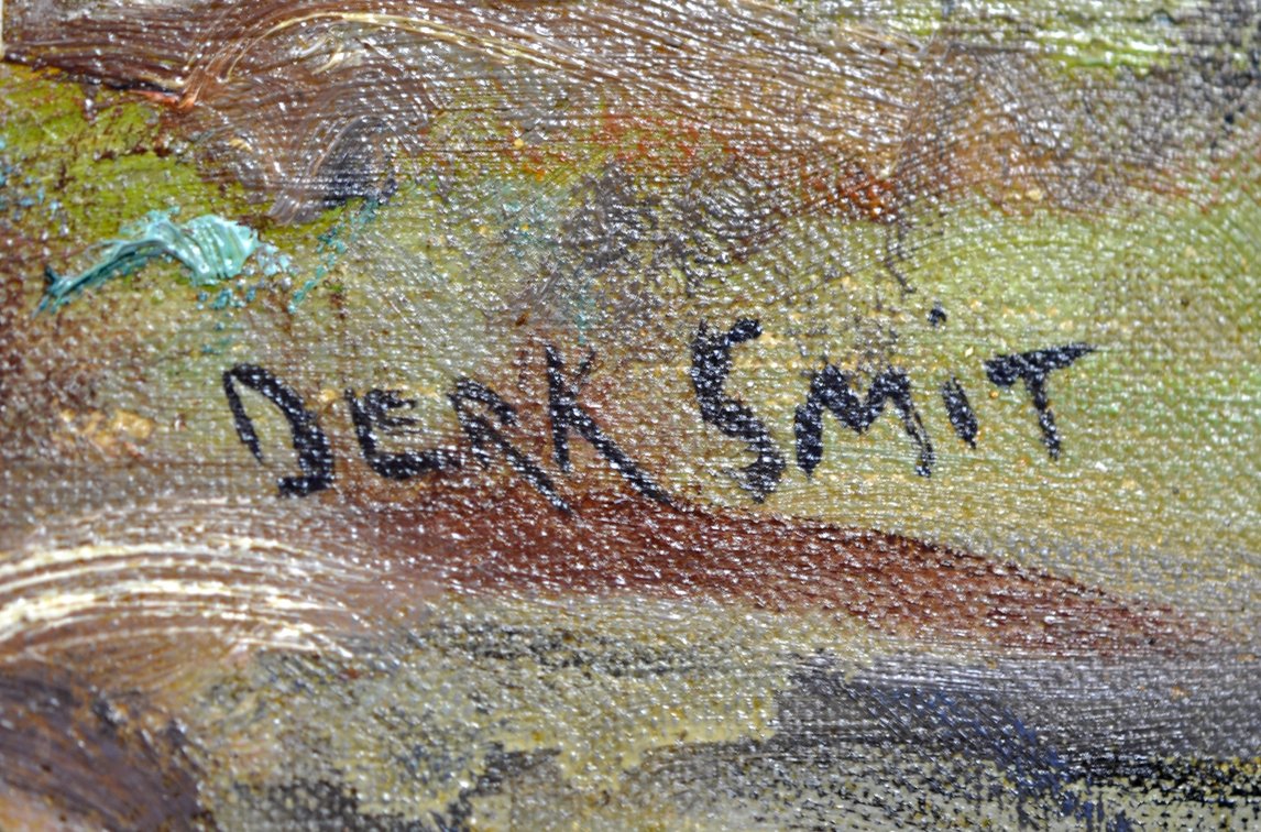 Derk Smit, Autumn in the Woods Themed Oil Painting