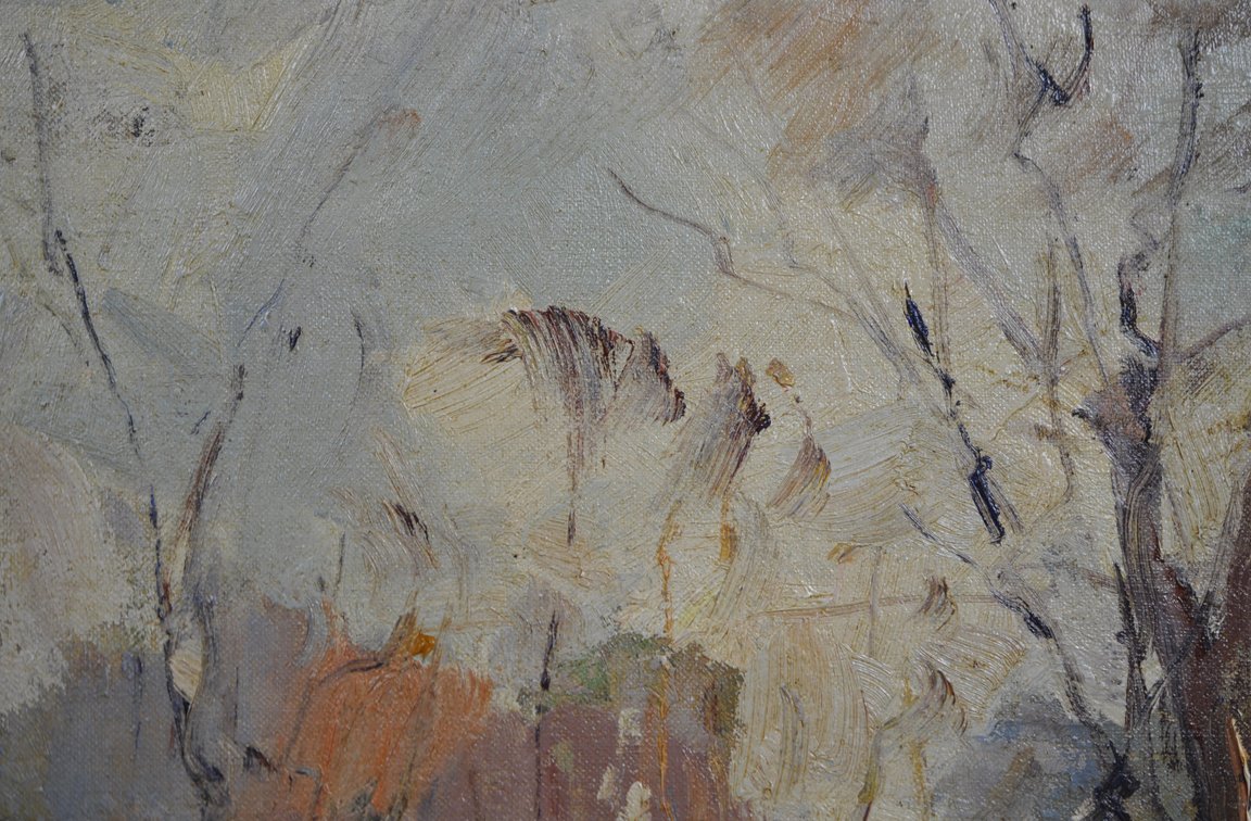 Derk Smit, Autumn in the Woods Themed Oil Painting