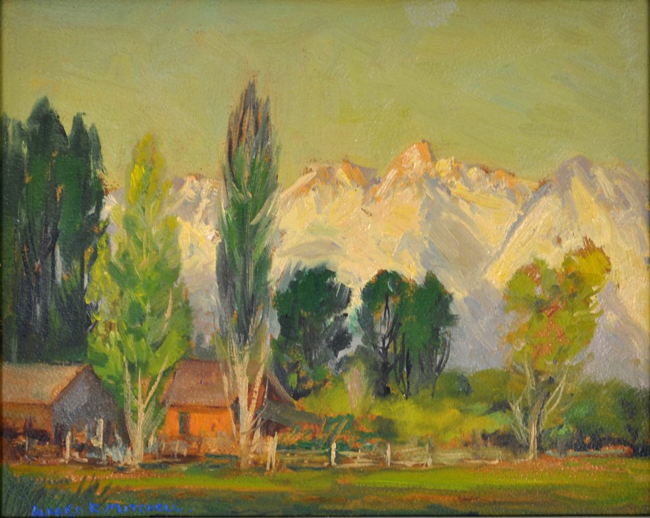 Alfred R. Mitchell Signed Spring Morning Painting