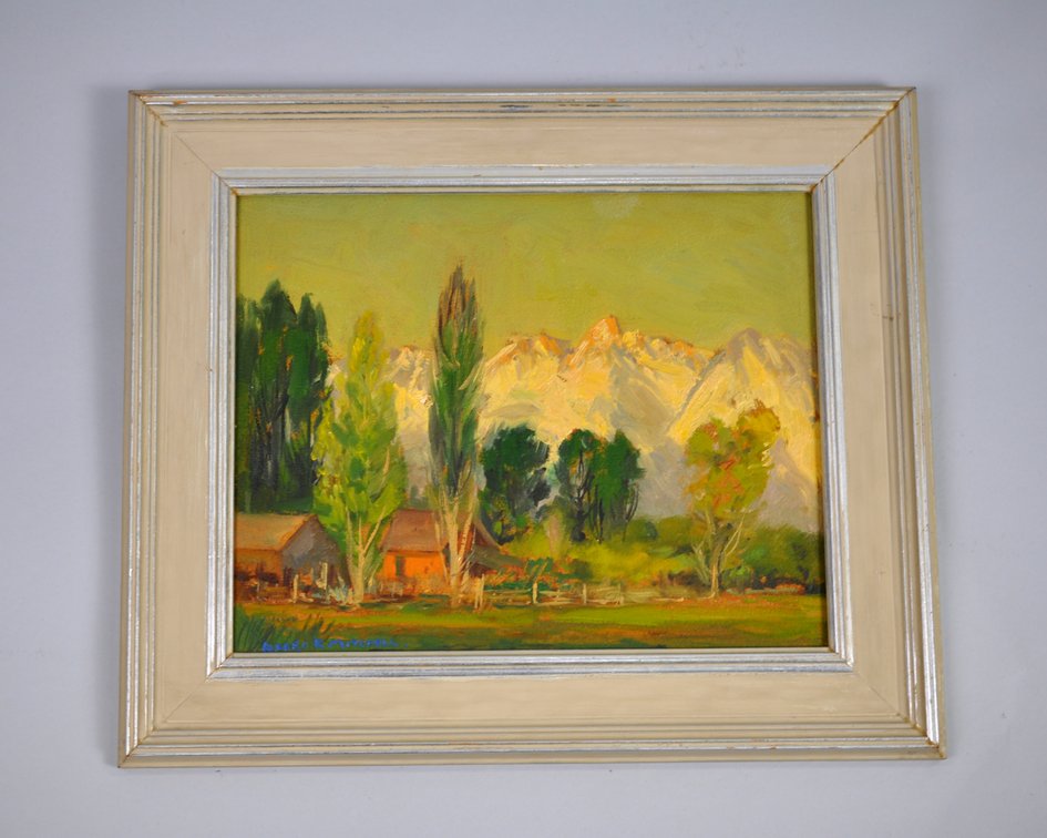 Alfred R. Mitchell Signed Spring Morning Painting