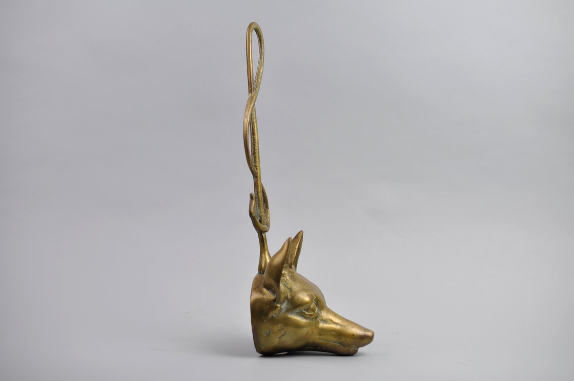 Brass Fox and Whip Doorstop, photo 12 of 16