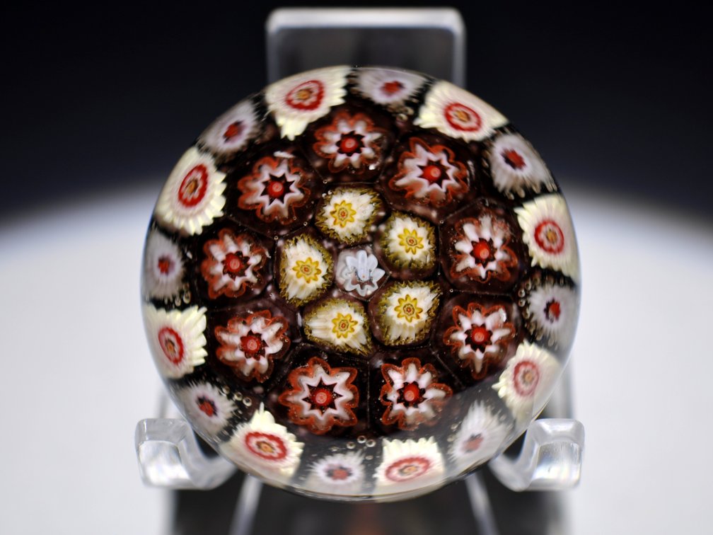 Concentric Millefiori Paperweight