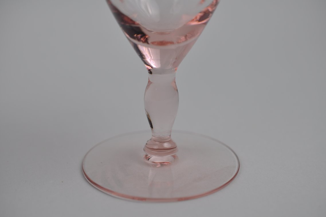Pink Depression Plates and Glasses, photo 11 of 32