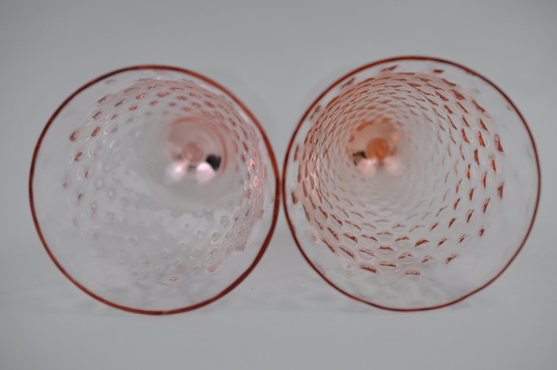 Pink Depression Plates and Glasses, photo 13 of 32