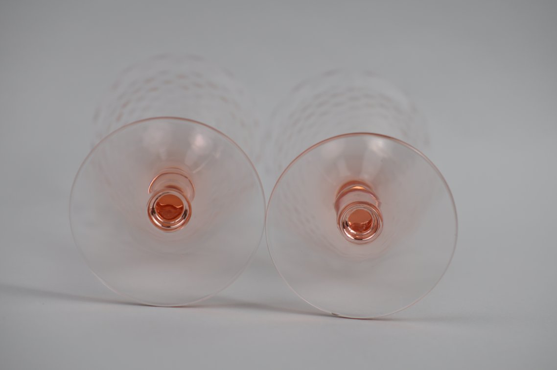 Pink Depression Plates and Glasses, photo 19 of 32