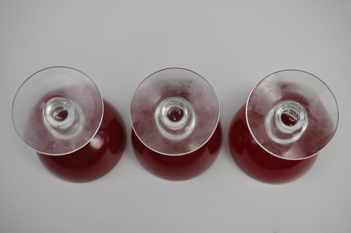 Radiant Ruby Morgantown Goblet/Coupe Collection, photo 17 of 28