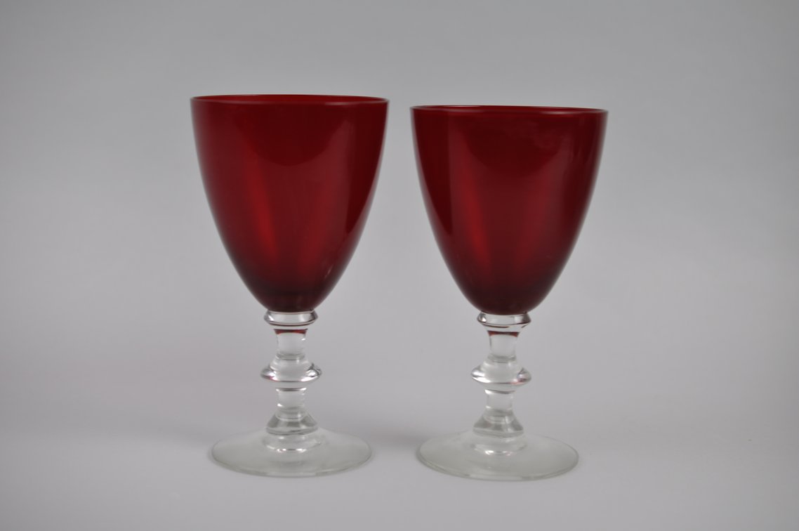 Radiant Ruby Morgantown Goblet/Coupe Collection, photo 11 of 28