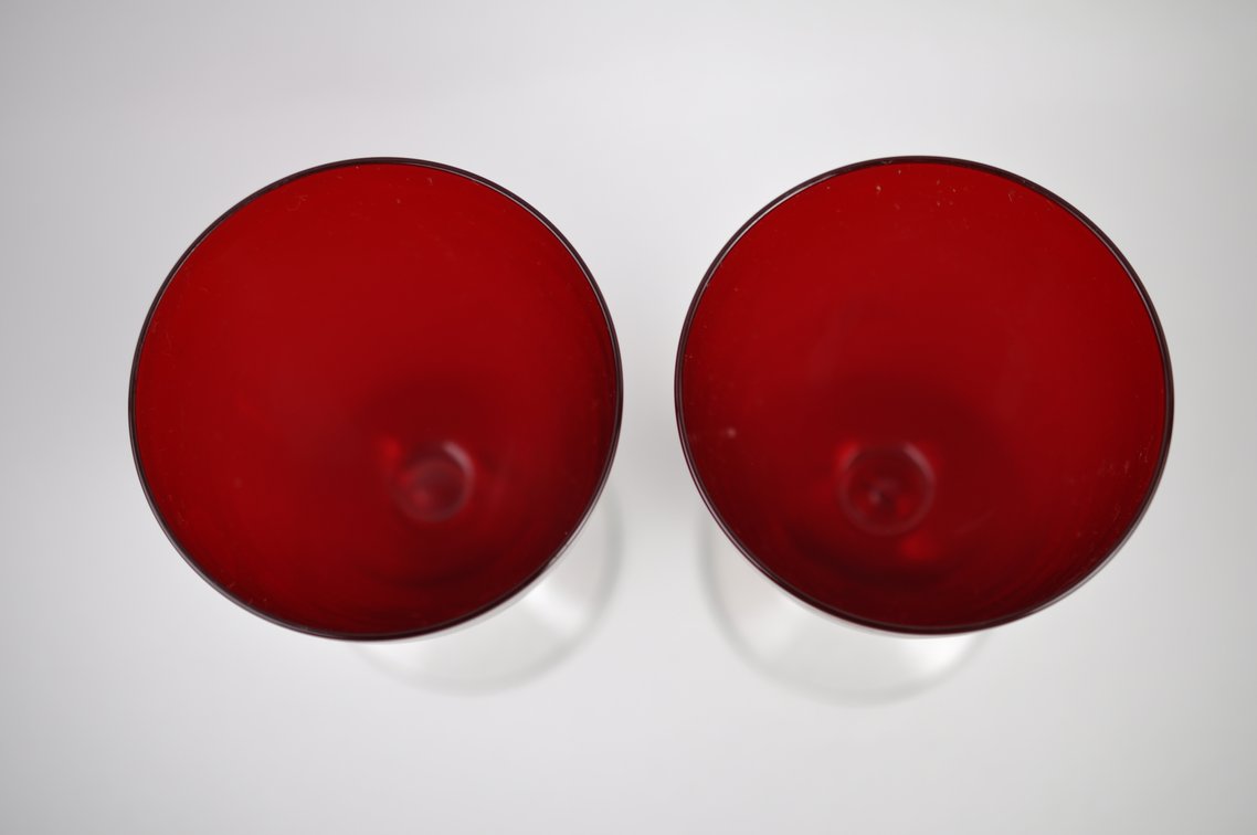 Radiant Ruby Morgantown Goblet/Coupe Collection, photo 12 of 28