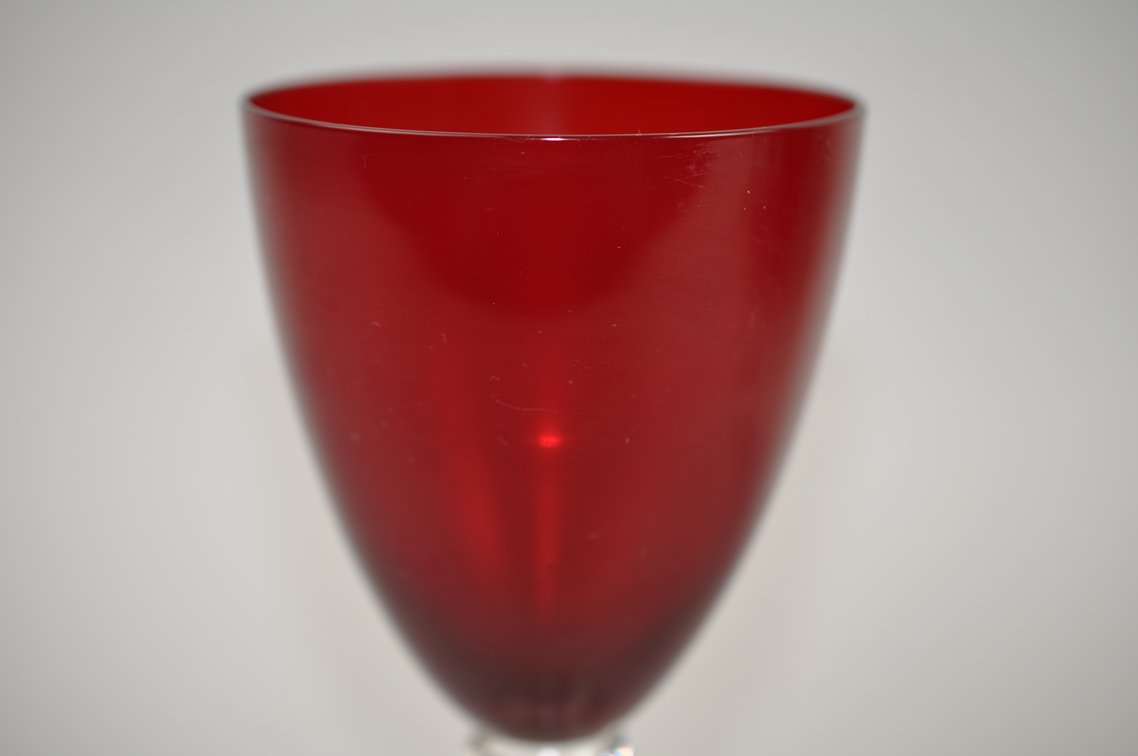 Radiant Ruby Morgantown Goblet/Coupe Collection, photo 14 of 28