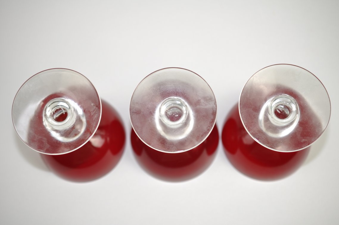 Radiant Ruby Morgantown Goblet/Coupe Collection, photo 21 of 28