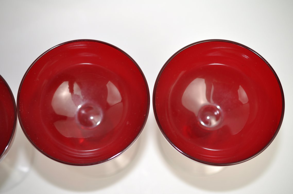 Radiant Ruby Morgantown Goblet/Coupe Collection, photo 24 of 28