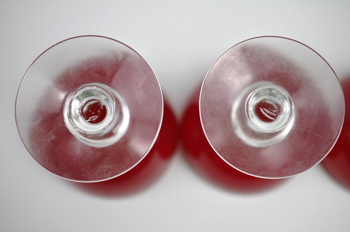 Radiant Ruby Morgantown Goblet/Coupe Collection, photo 25 of 28