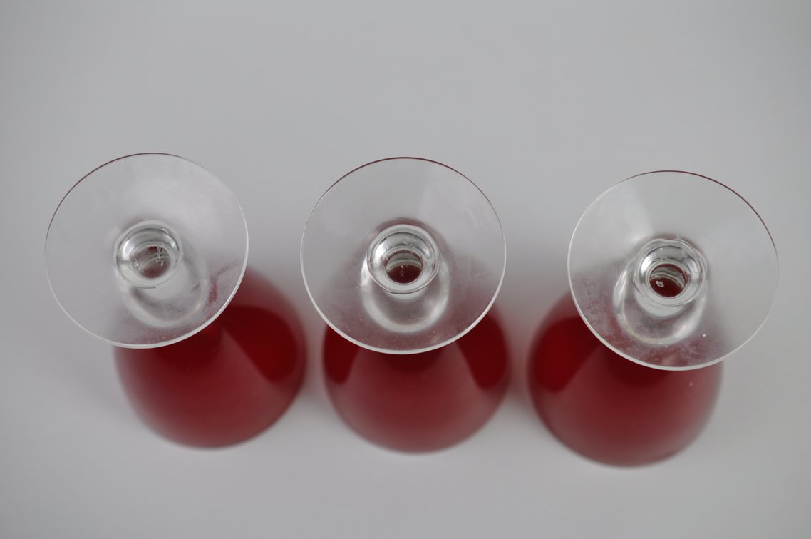 Radiant Ruby Morgantown Goblet/Coupe Collection