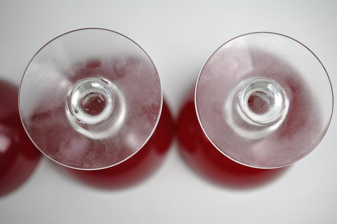 Radiant Ruby Morgantown Goblet/Coupe Collection, photo 26 of 28