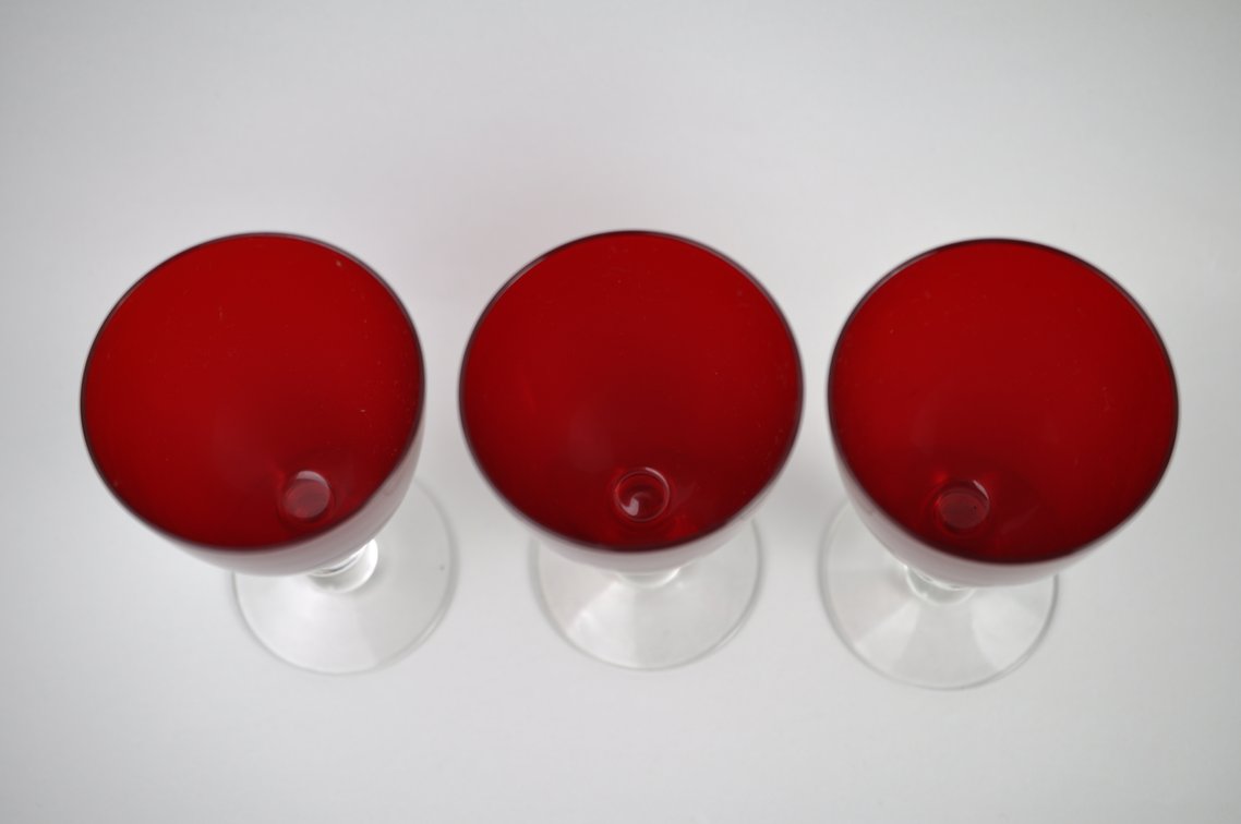 Radiant Ruby Morgantown Goblet/Coupe Collection, photo 9 of 28